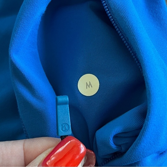 LULULEMON Core 1/4 Zip Pullover Blue Rulu men’s size M - Picture 2 of 15